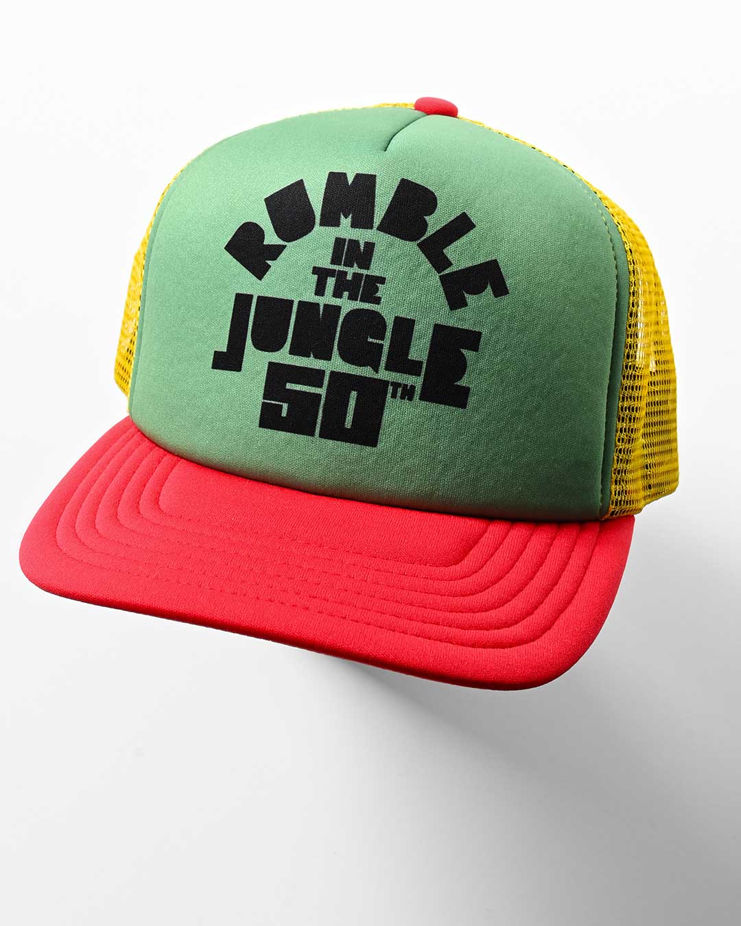 50th Anniversary Rumble In The Jungle Trucker Hat - Roots of Fight Canada