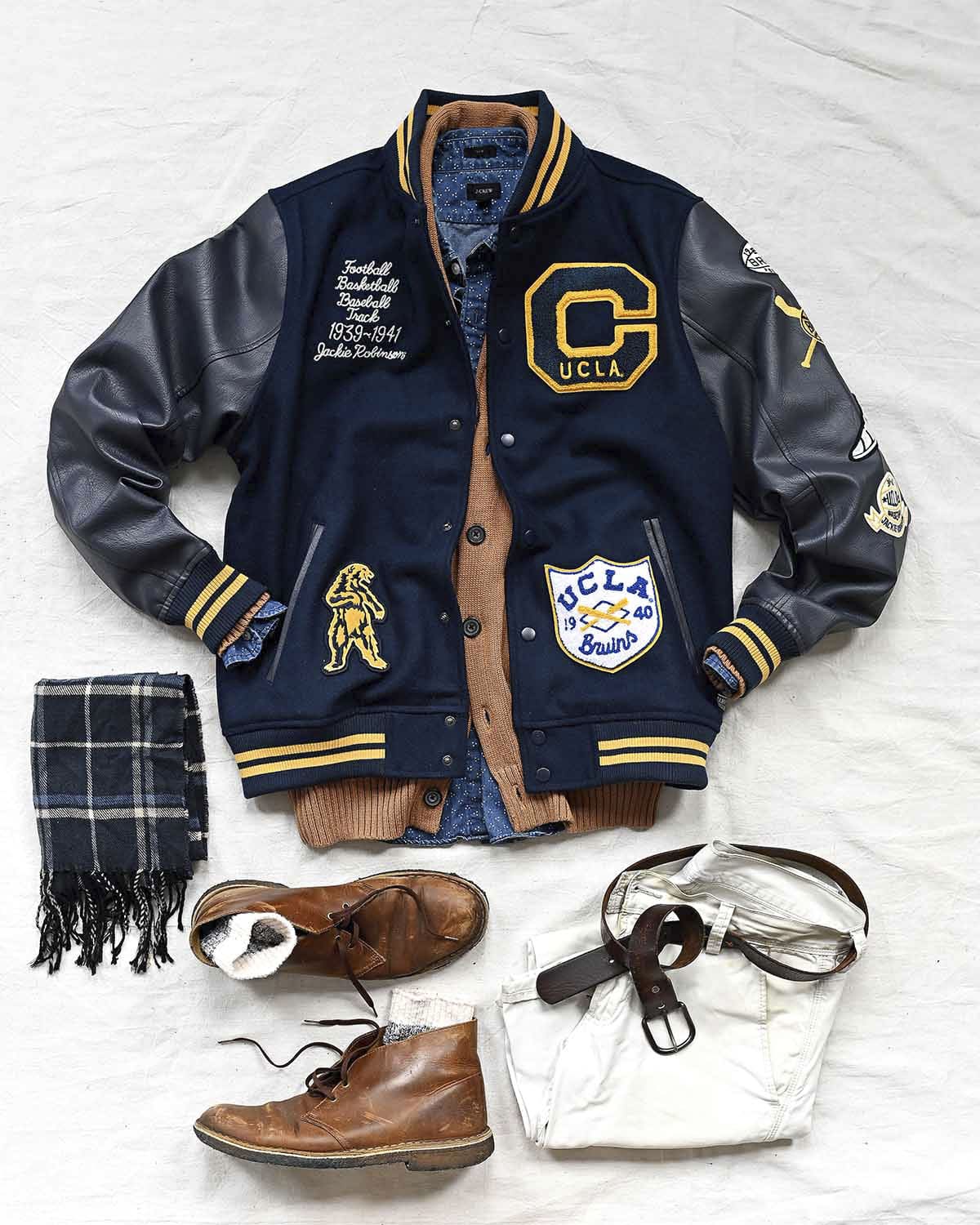 UCLA - Jackie Robinson Melton Jacket