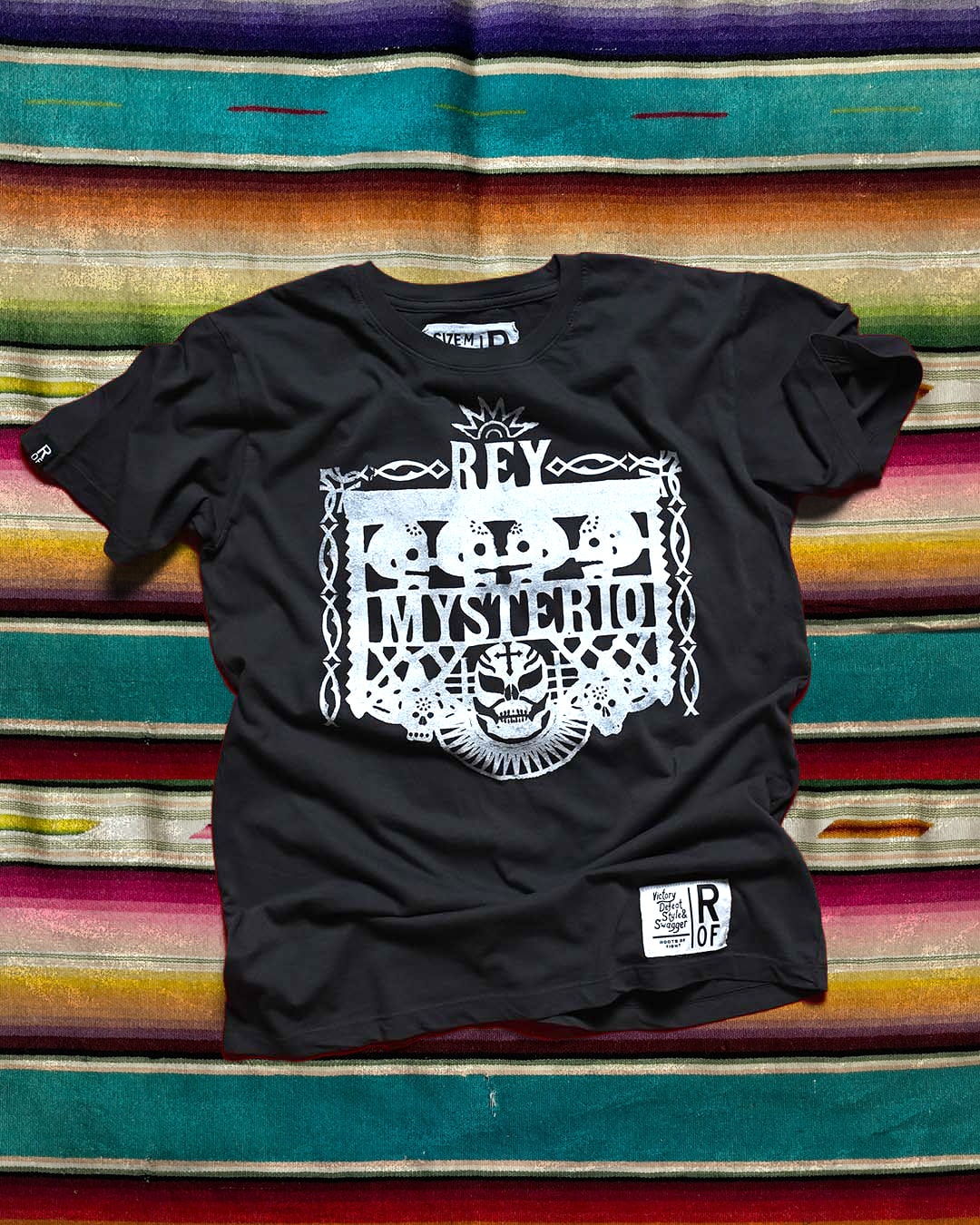 Rey Mysterio Lucha Libre Black Tee