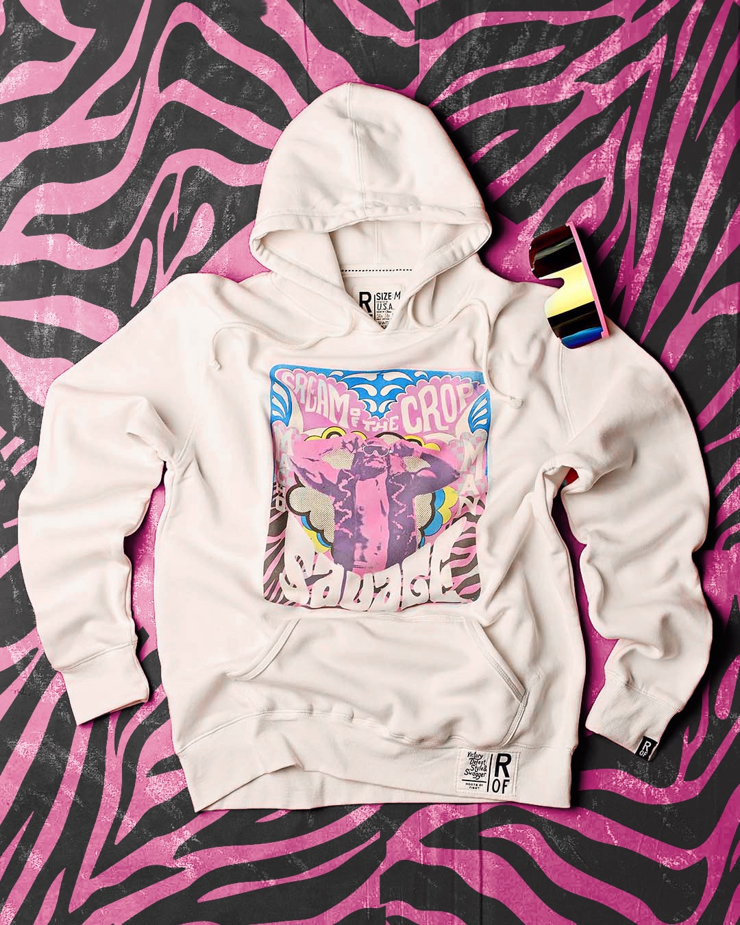 Randy Savage Retro Photo White PO Hoody