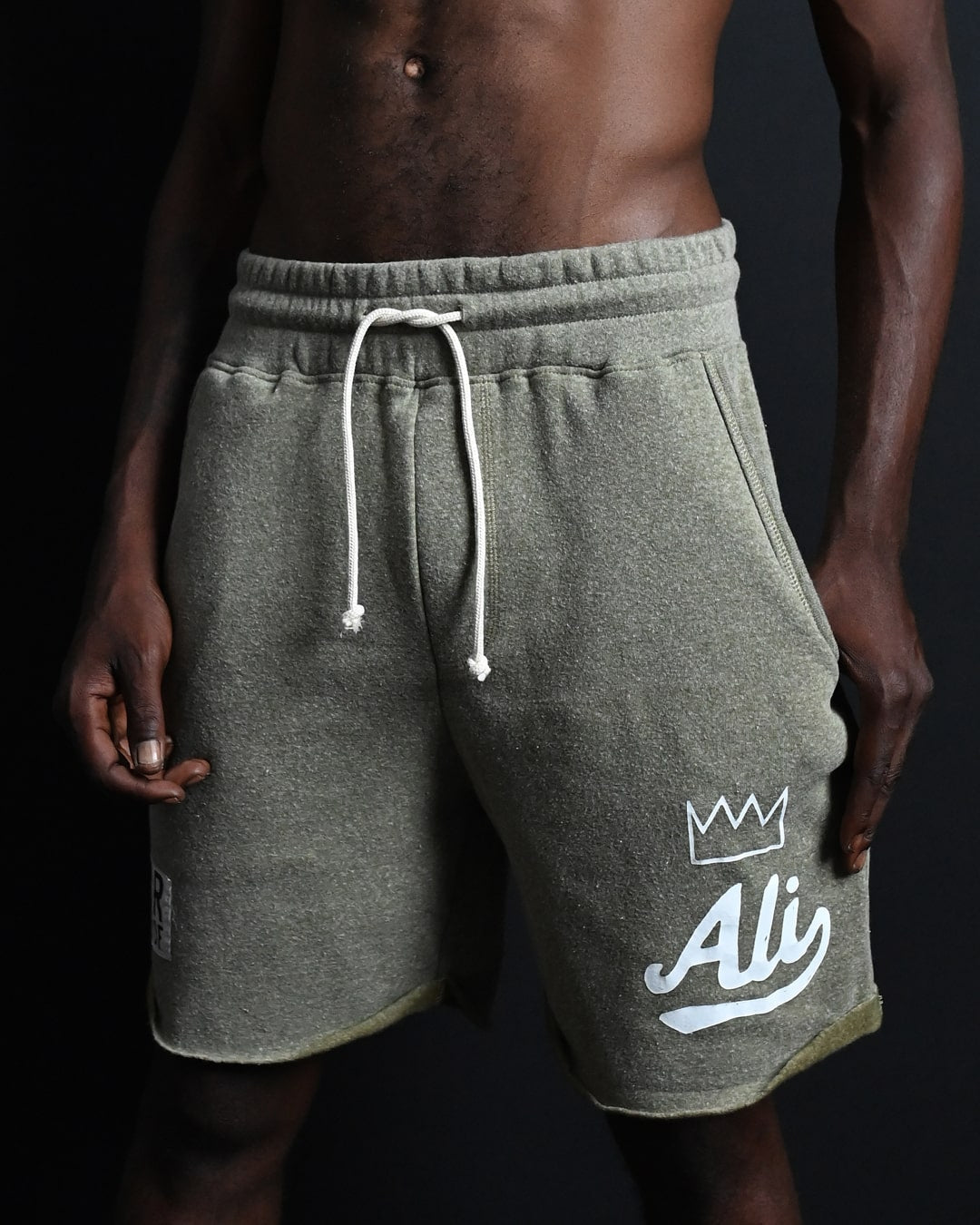 Ali Crown Olive Shorts - Roots of Fight Canada