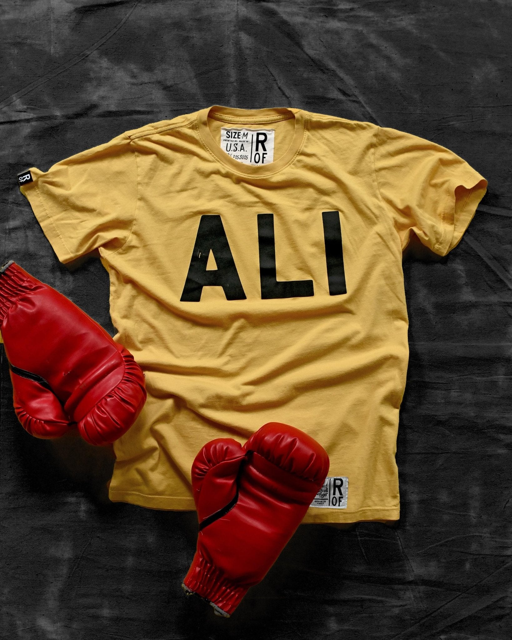 Ali 'You Lose Nothing' Gold Tee - Roots of Fight Canada