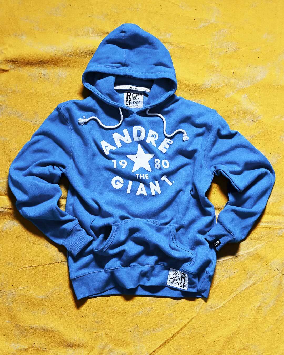 Andre the Giant 1980 Blue PO Hoody - Roots of Fight Canada