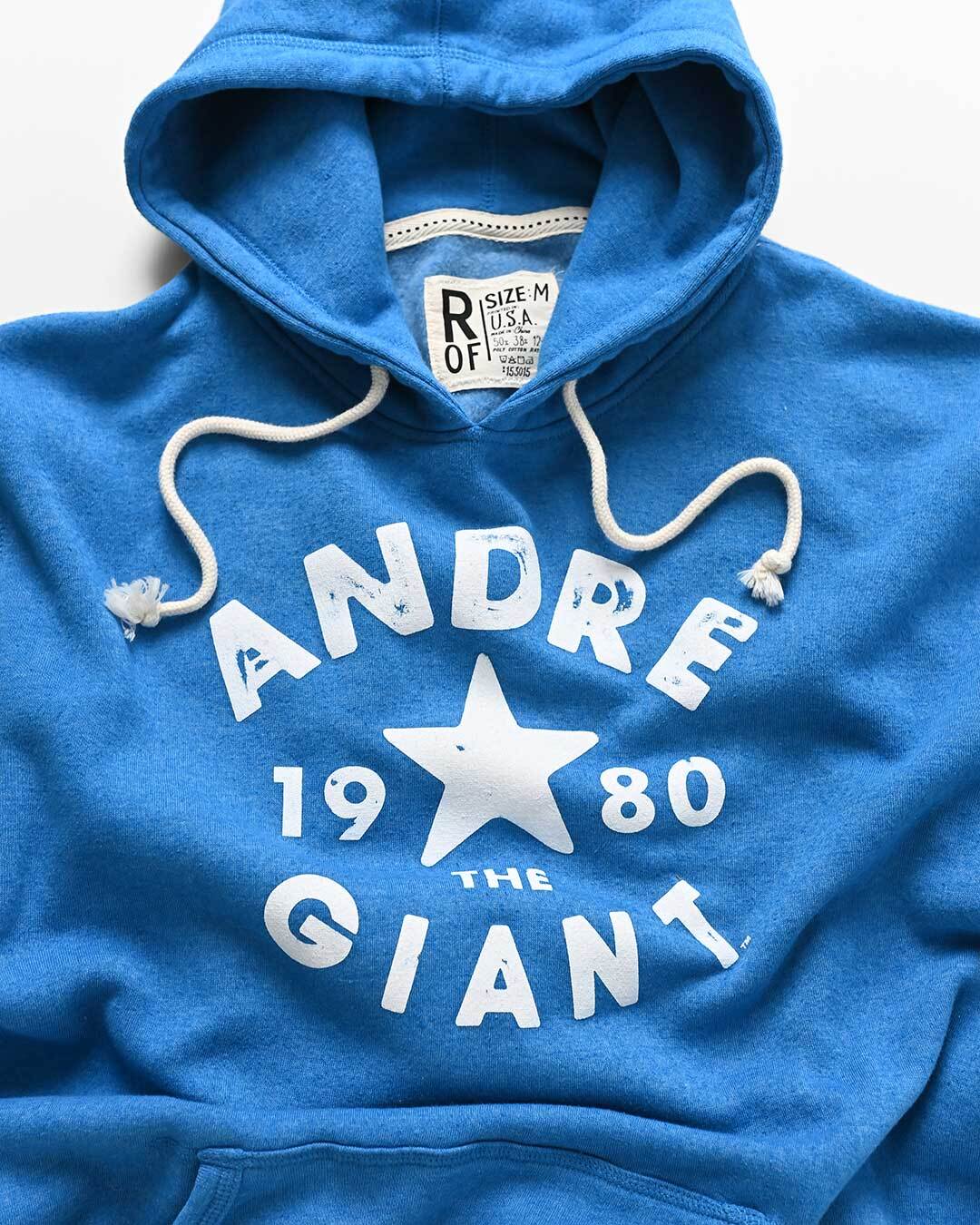 Andre the Giant 1980 Blue PO Hoody - Roots of Fight Canada