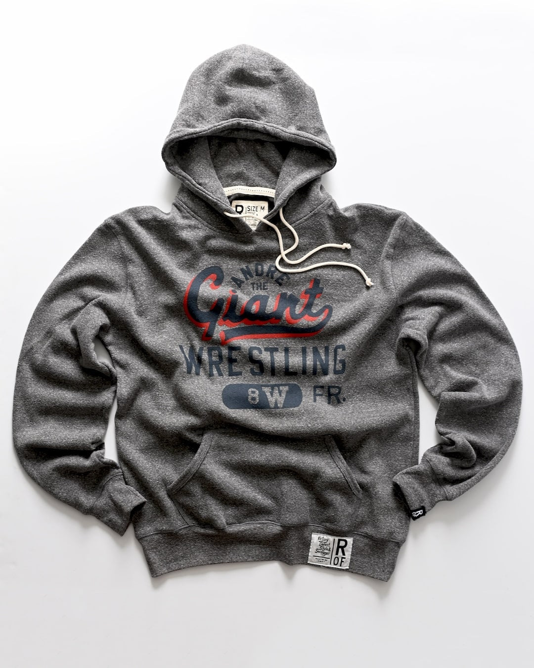 Andre the Giant 8W Grey PO Hoody - Roots of Fight Canada