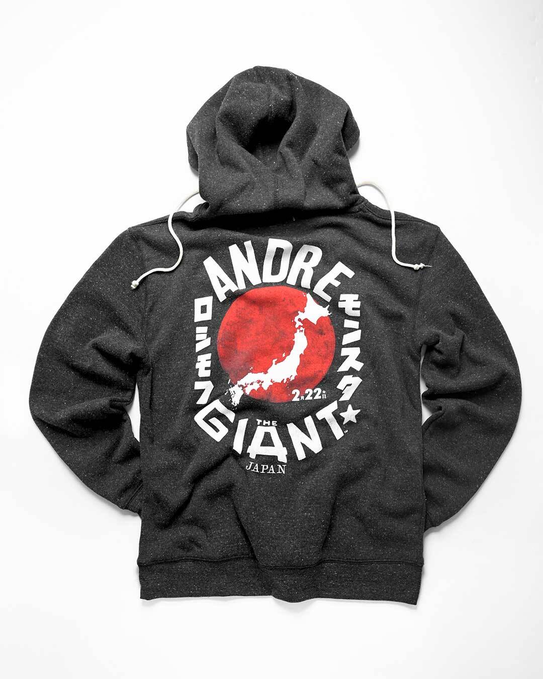 Andre the Giant Japan Black PO Hoody - Roots of Fight Canada