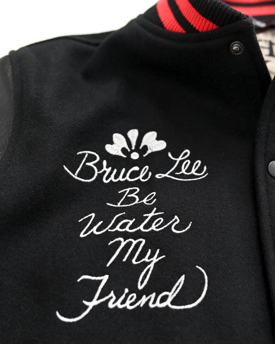 Bruce Lee Be Water Melton Jacket - Roots of Fight Canada