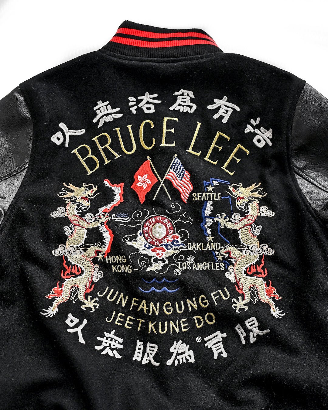 Bruce Lee Be Water Melton Jacket - Roots of Fight Canada