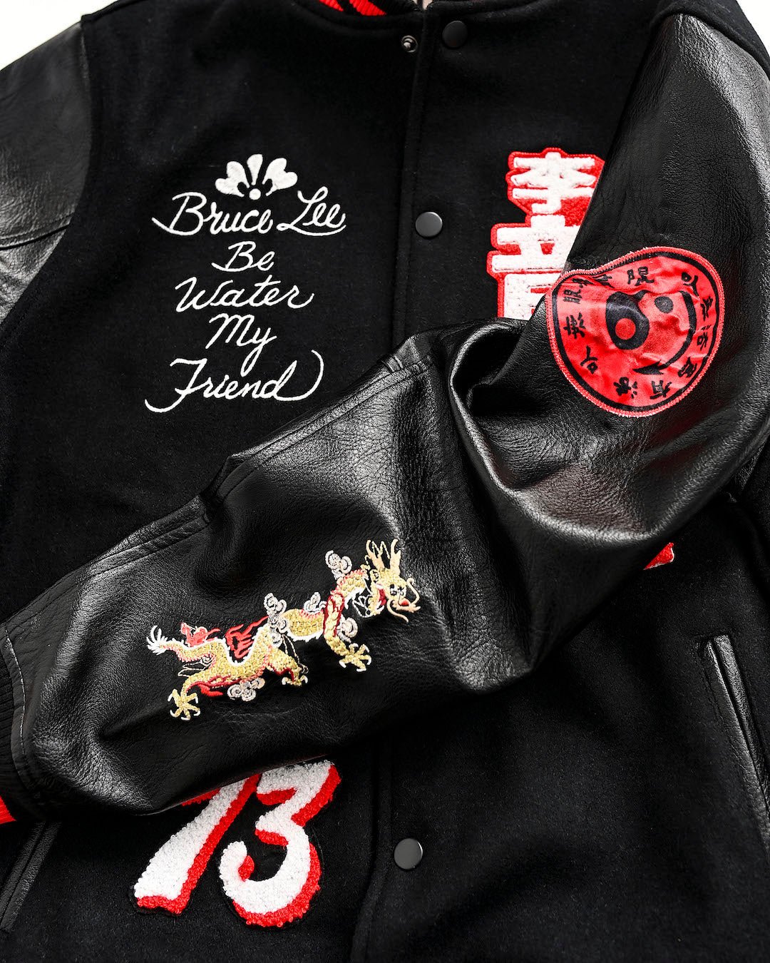 Bruce Lee Be Water Melton Jacket - Roots of Fight Canada