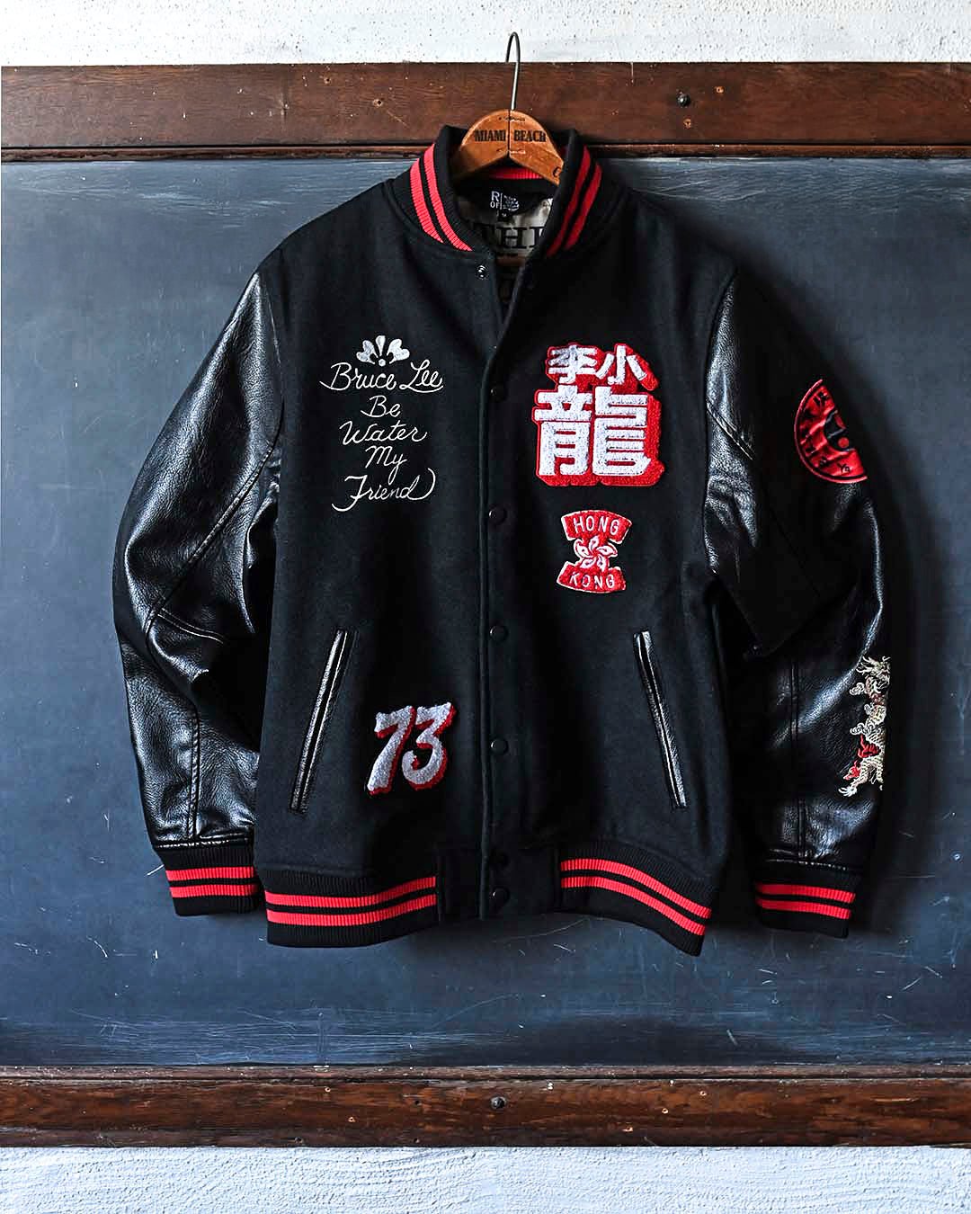 Bruce Lee Be Water Melton Jacket - Roots of Fight Canada