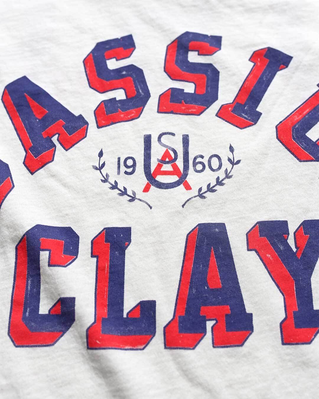 Cassius Clay 1960 White Tee - Roots of Fight Canada