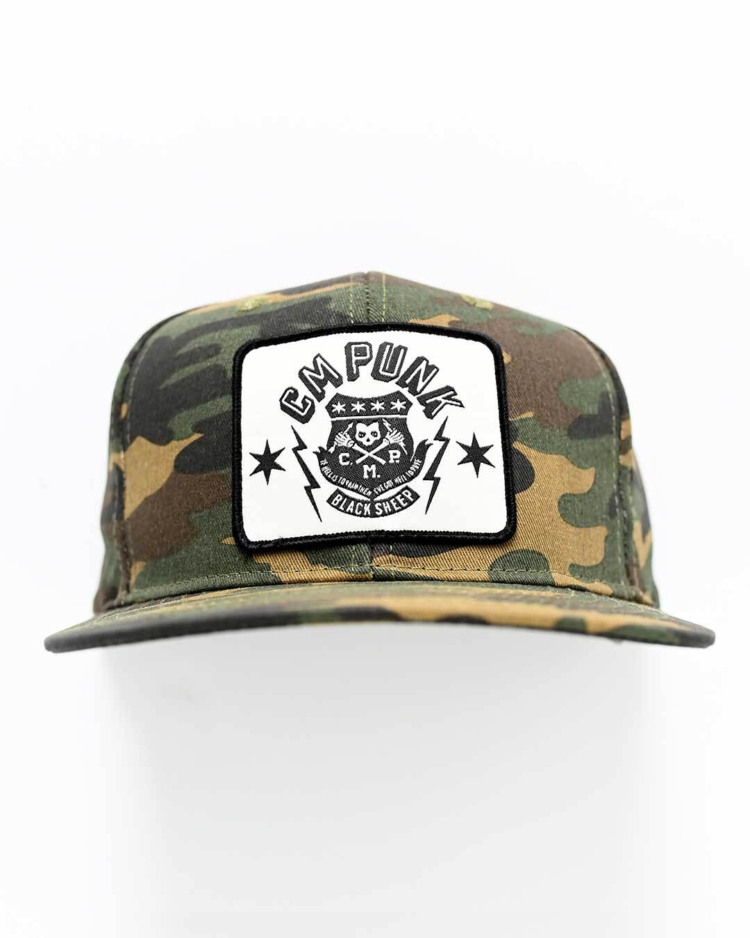 CM Punk Camouflage Snapback Hat - Roots of Fight Canada