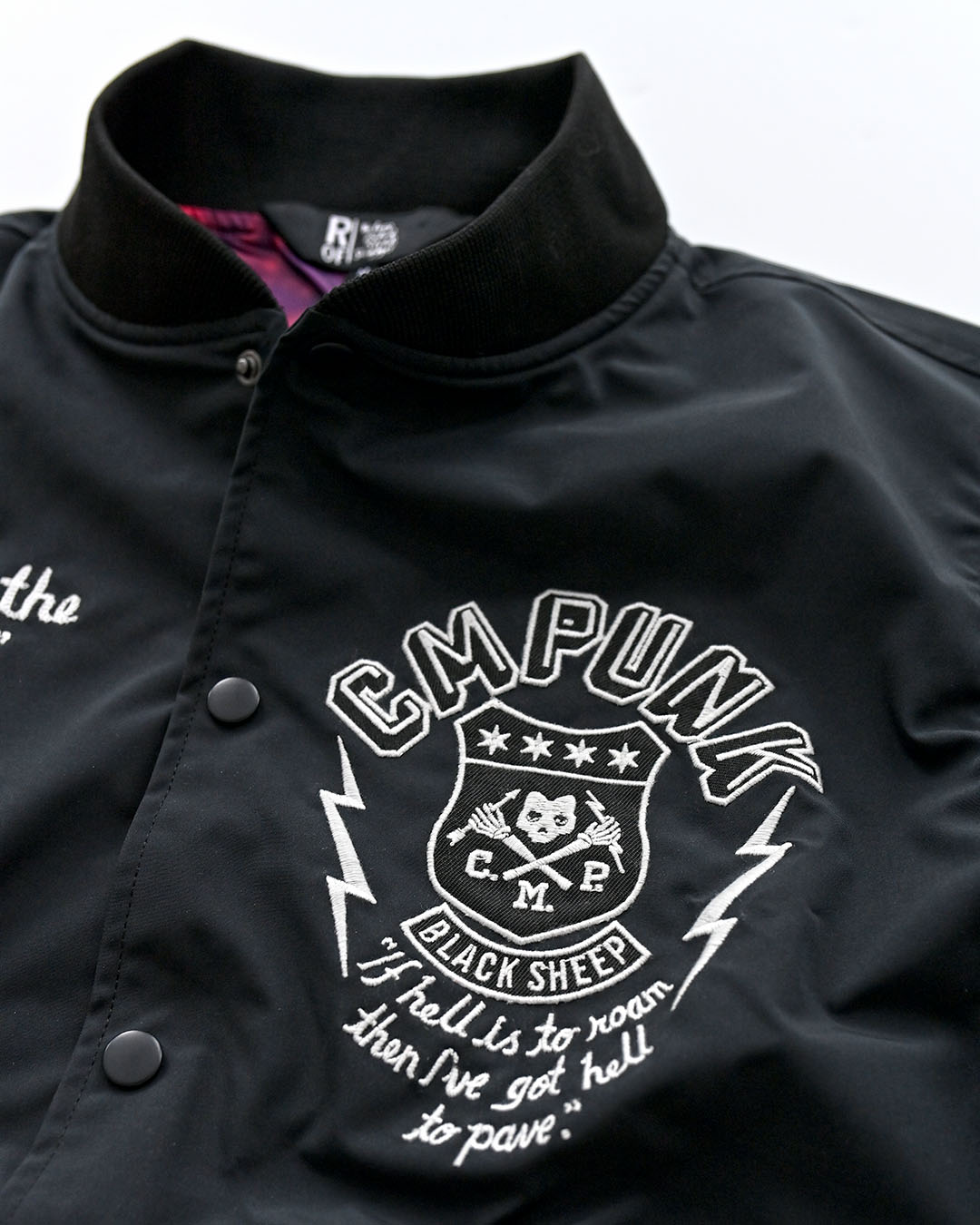 CM Punk &#39;Second City Saint&#39; Stadium Jacket - Roots of Fight Canada