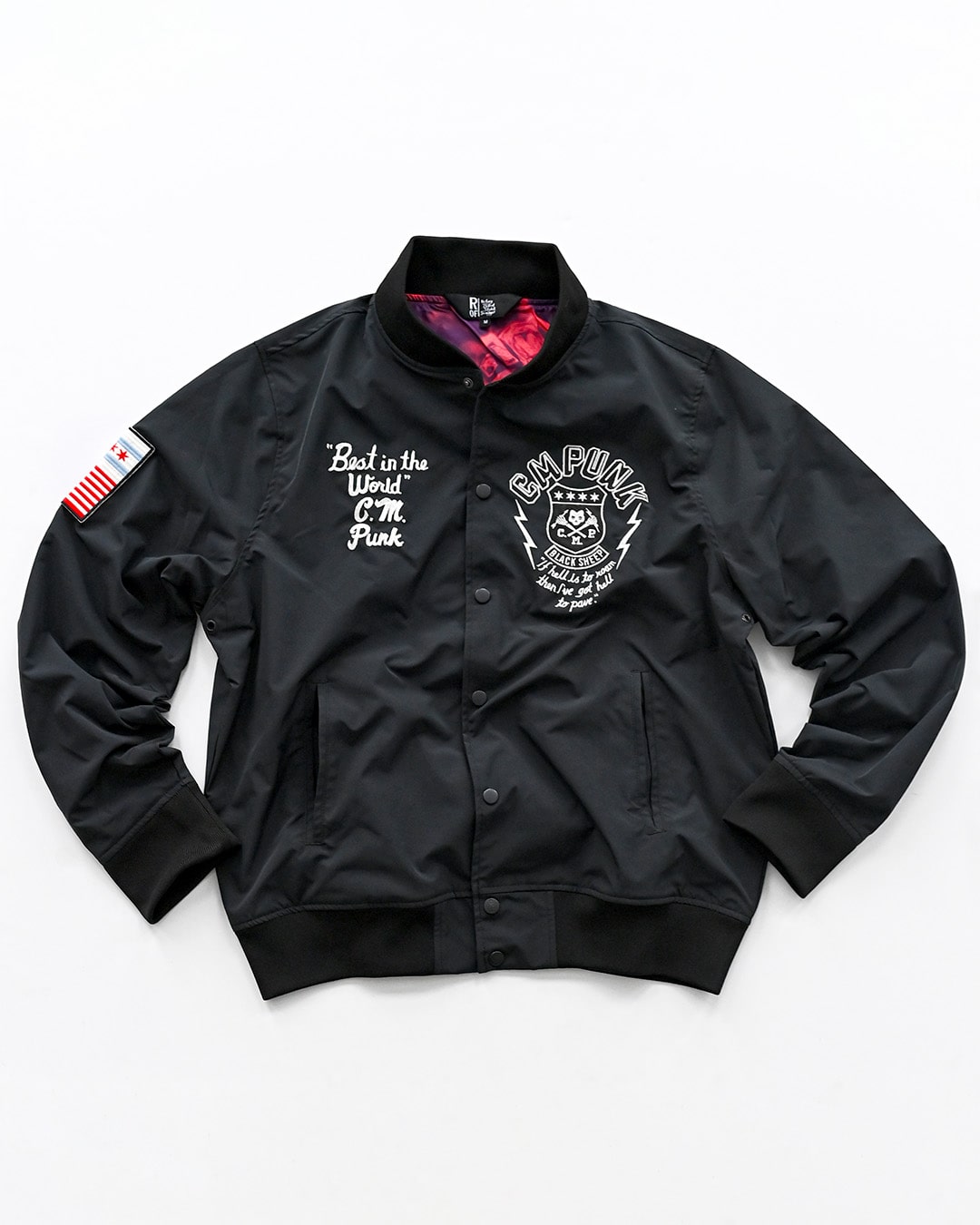 CM Punk &#39;Second City Saint&#39; Stadium Jacket - Roots of Fight Canada