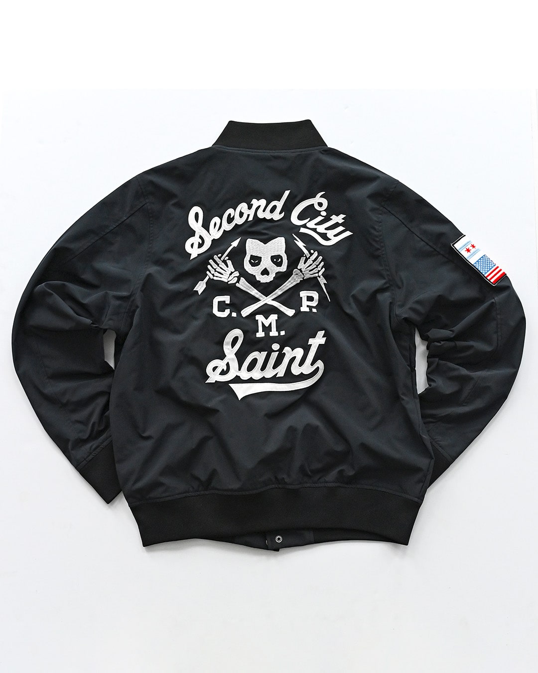 CM Punk &#39;Second City Saint&#39; Stadium Jacket - Roots of Fight Canada