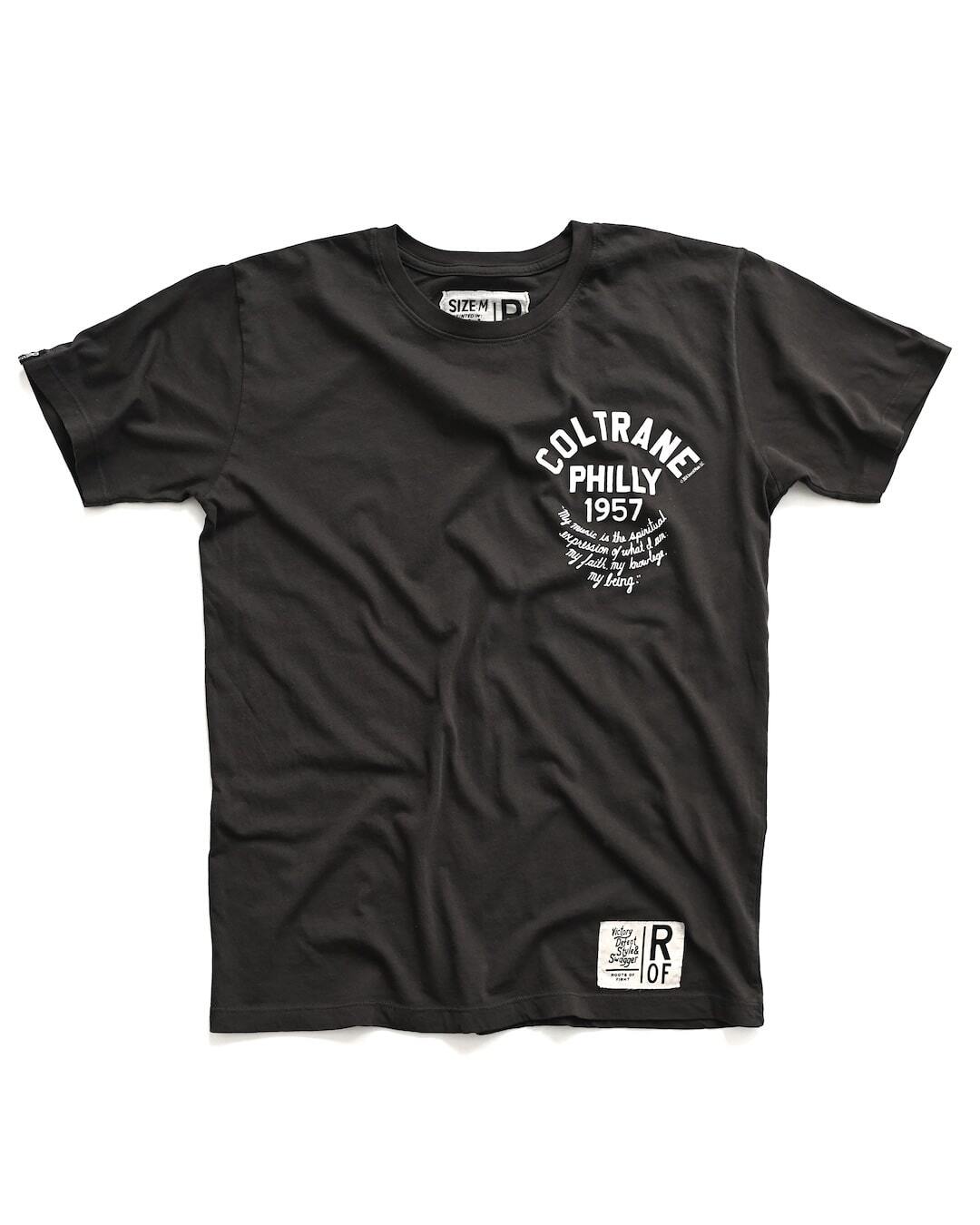 Coltrane Philly 1957 Black Tee - Roots of Fight Canada