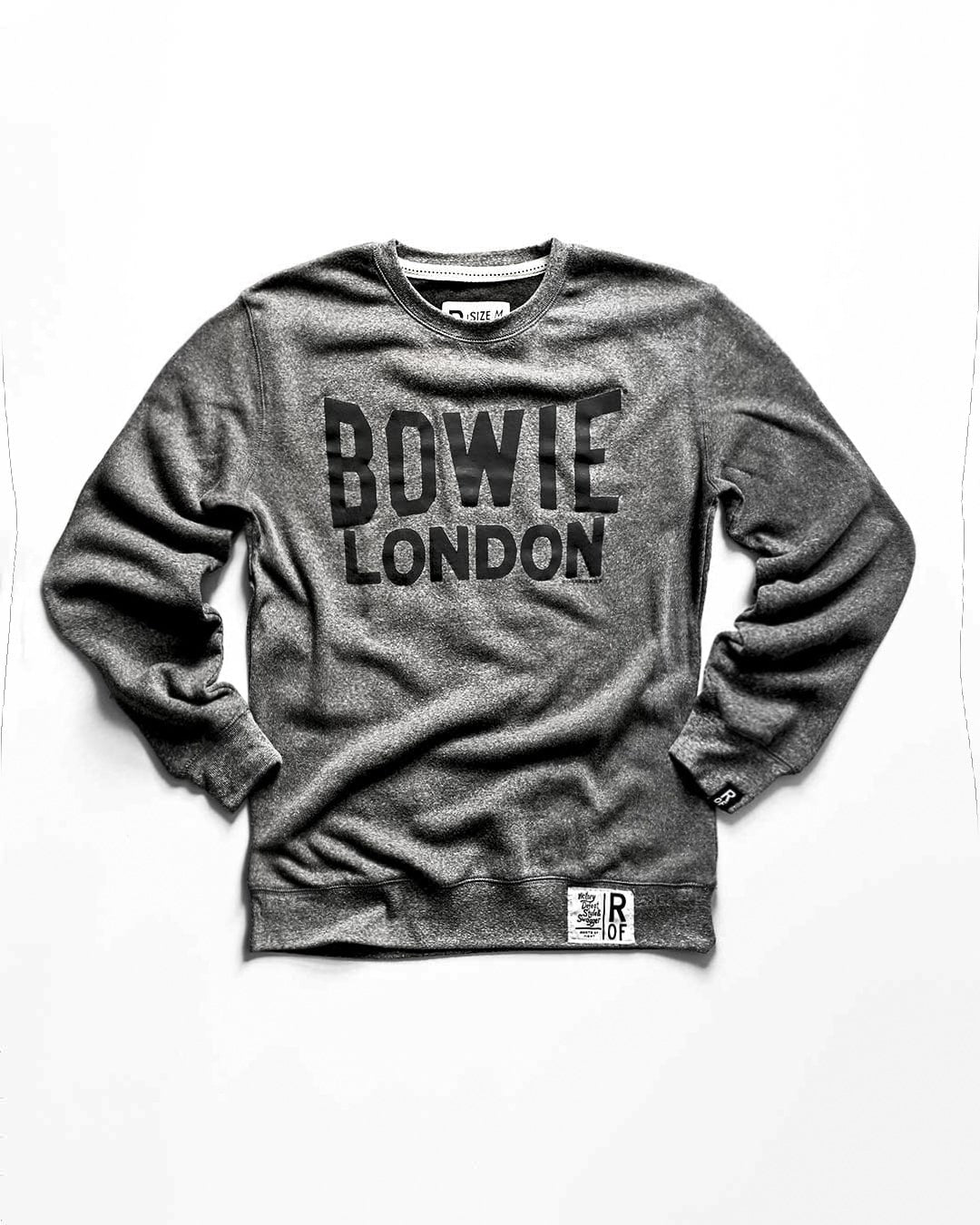 David Bowie London Grey Sweatshirt - Roots of Fight Canada