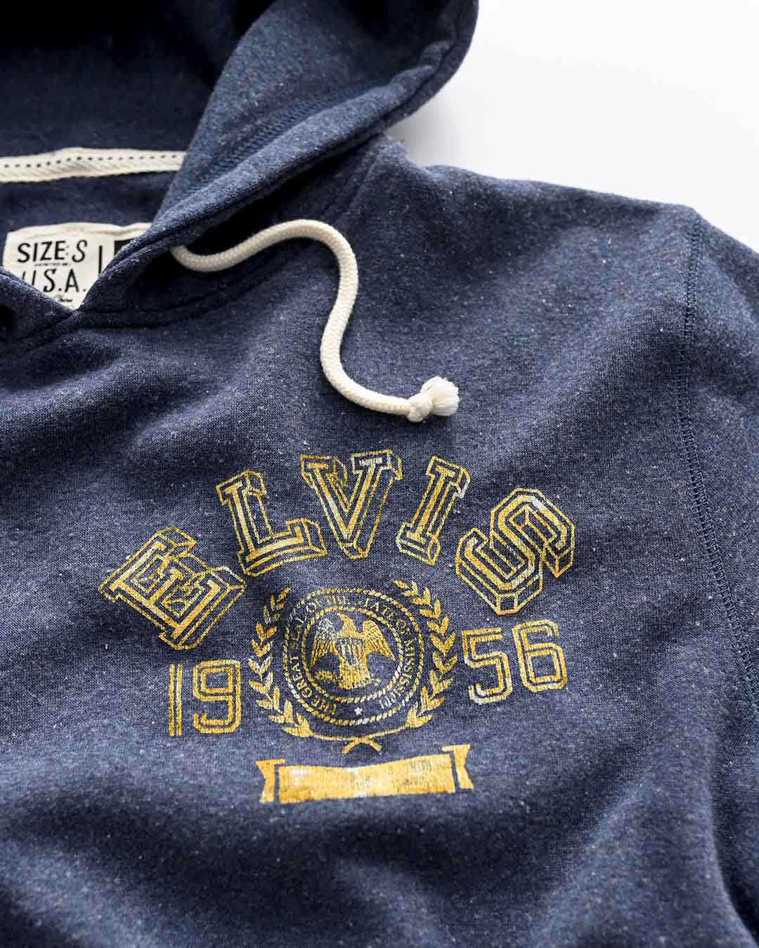 Elvis &#39;56 Classic Navy PO Hoody - Roots of Fight Canada