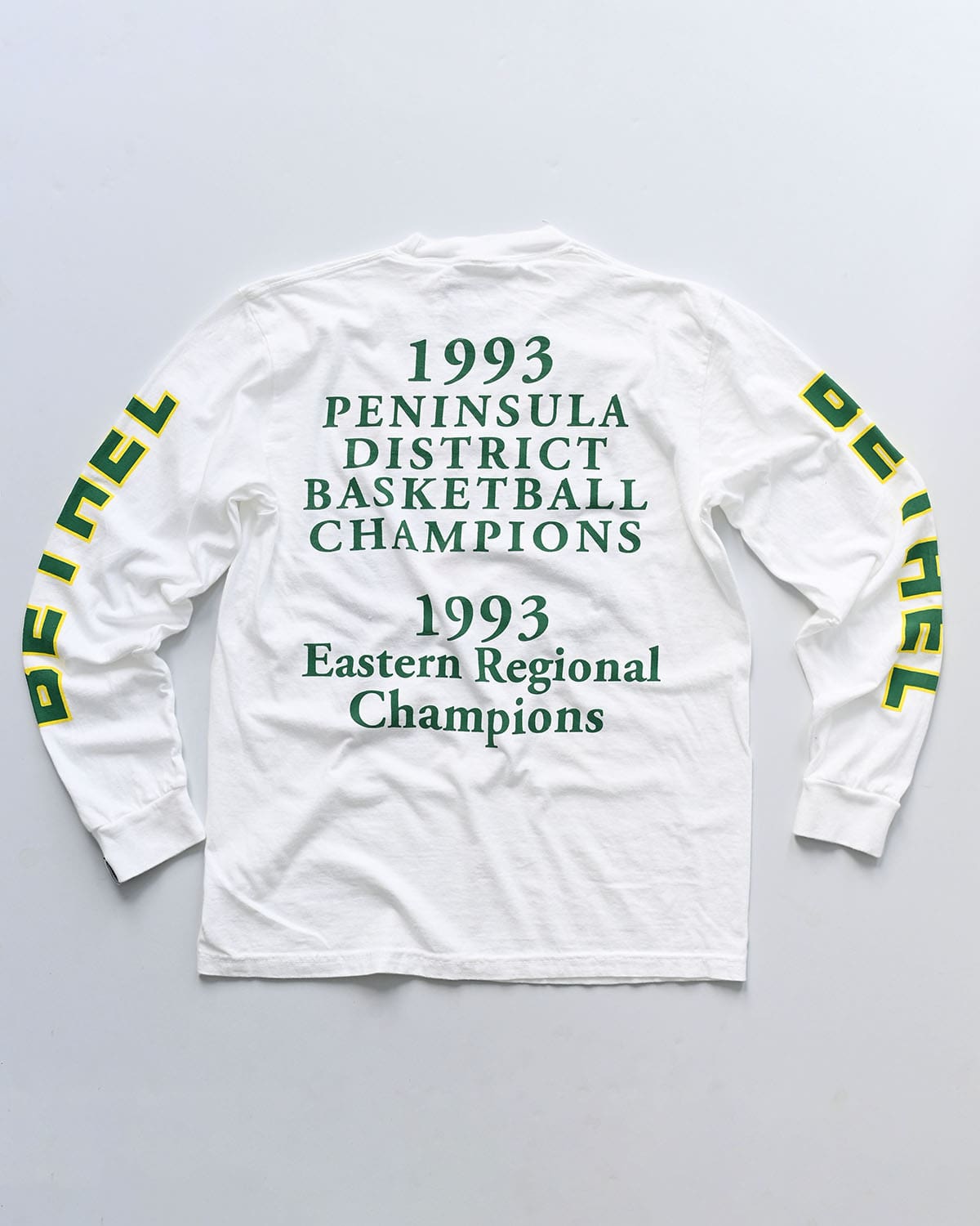 Iverson Bethel Champ White Long Sleeve Tee - Roots of Fight Canada