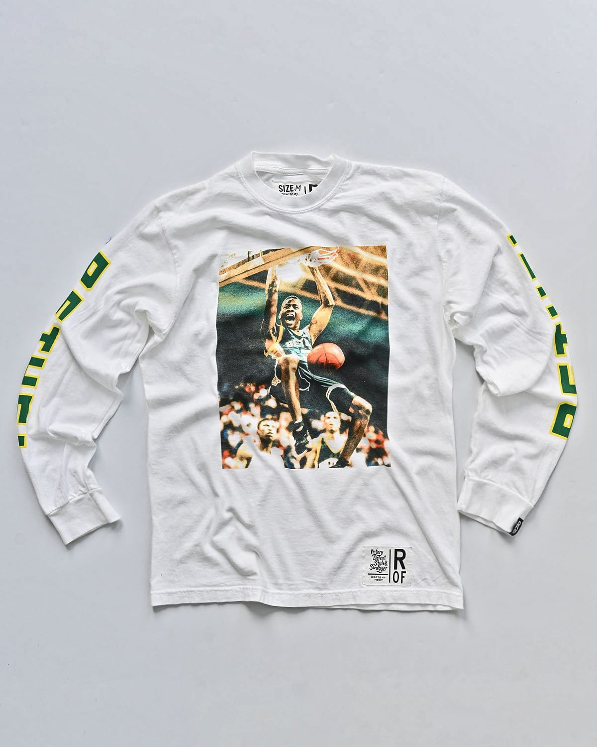 Iverson Bethel Champ White Long Sleeve Tee - Roots of Fight Canada