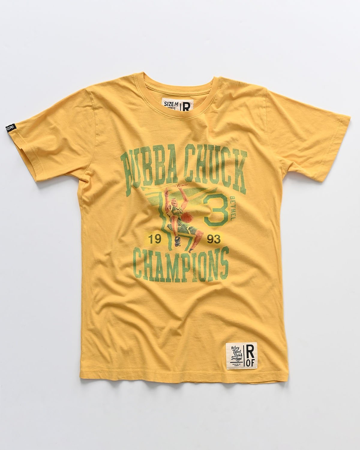 Iverson Bubba Chuck &#39;93 Gold Tee - Roots of Fight Canada