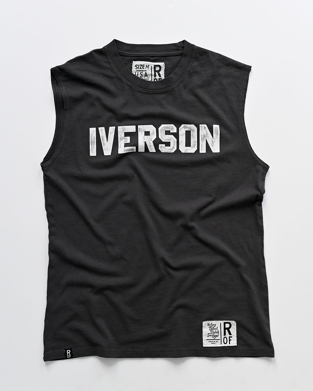 Iverson Philly Black Muscle Tee - Roots of Fight Canada