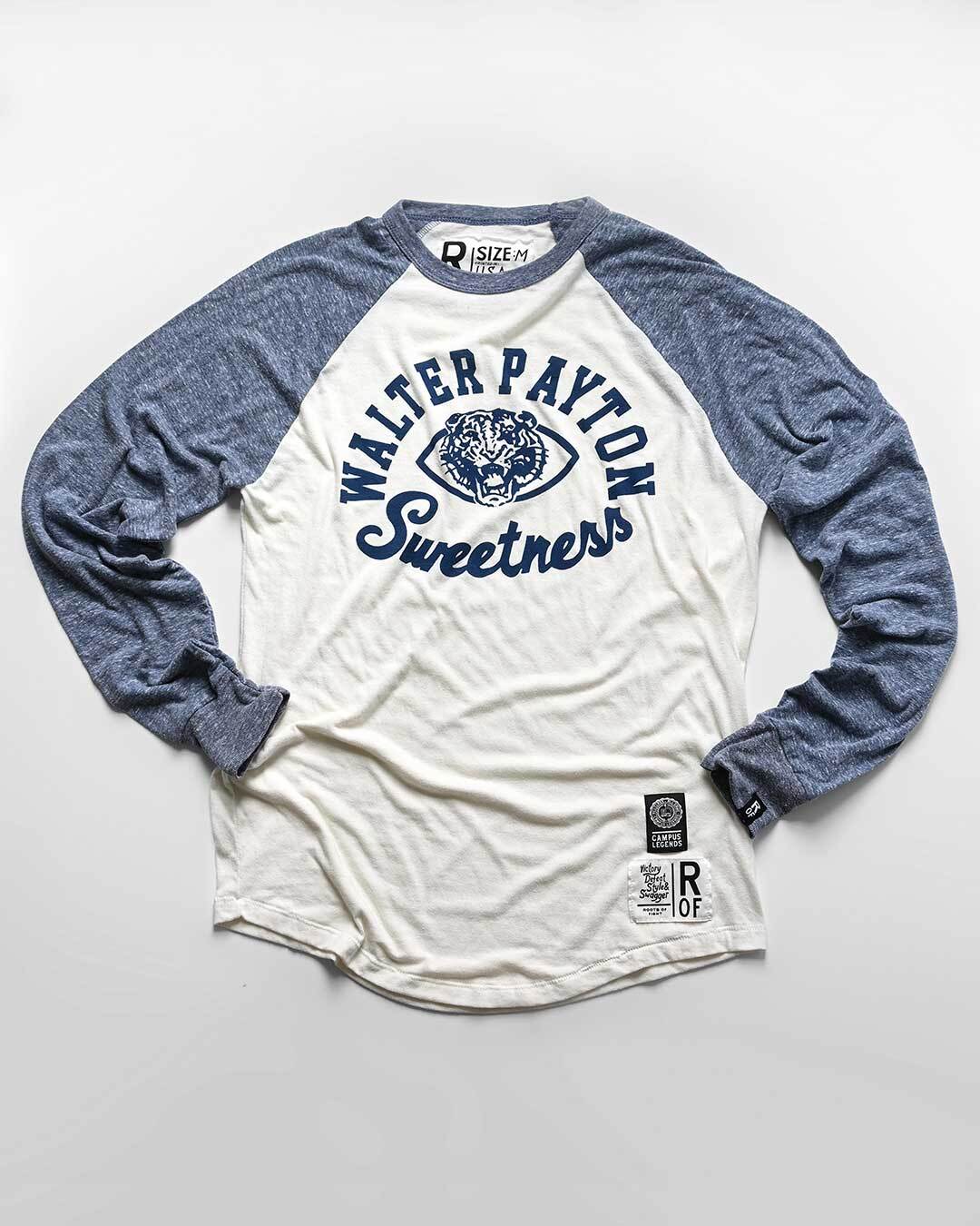 JSU - Payton Tigers Denim Blue Raglan - Roots of Fight Canada