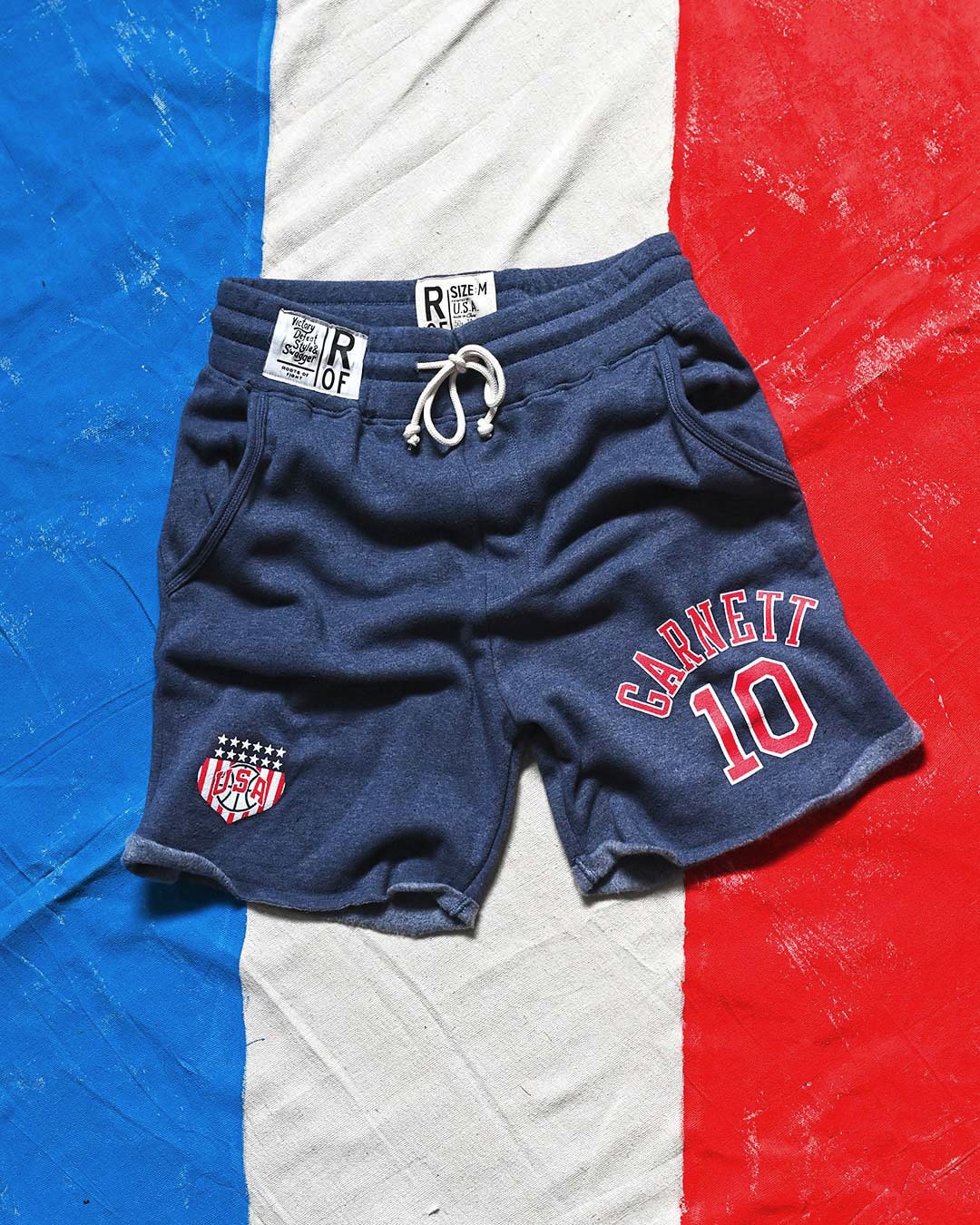 Kevin Garnett Games 2000 USA Navy Shorts - Roots of Fight Canada