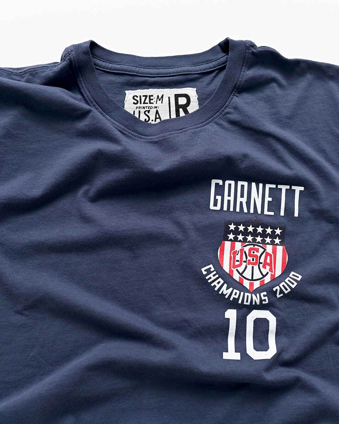 Kevin Garnett Games 2000 USA Navy Tee - Roots of Fight Canada