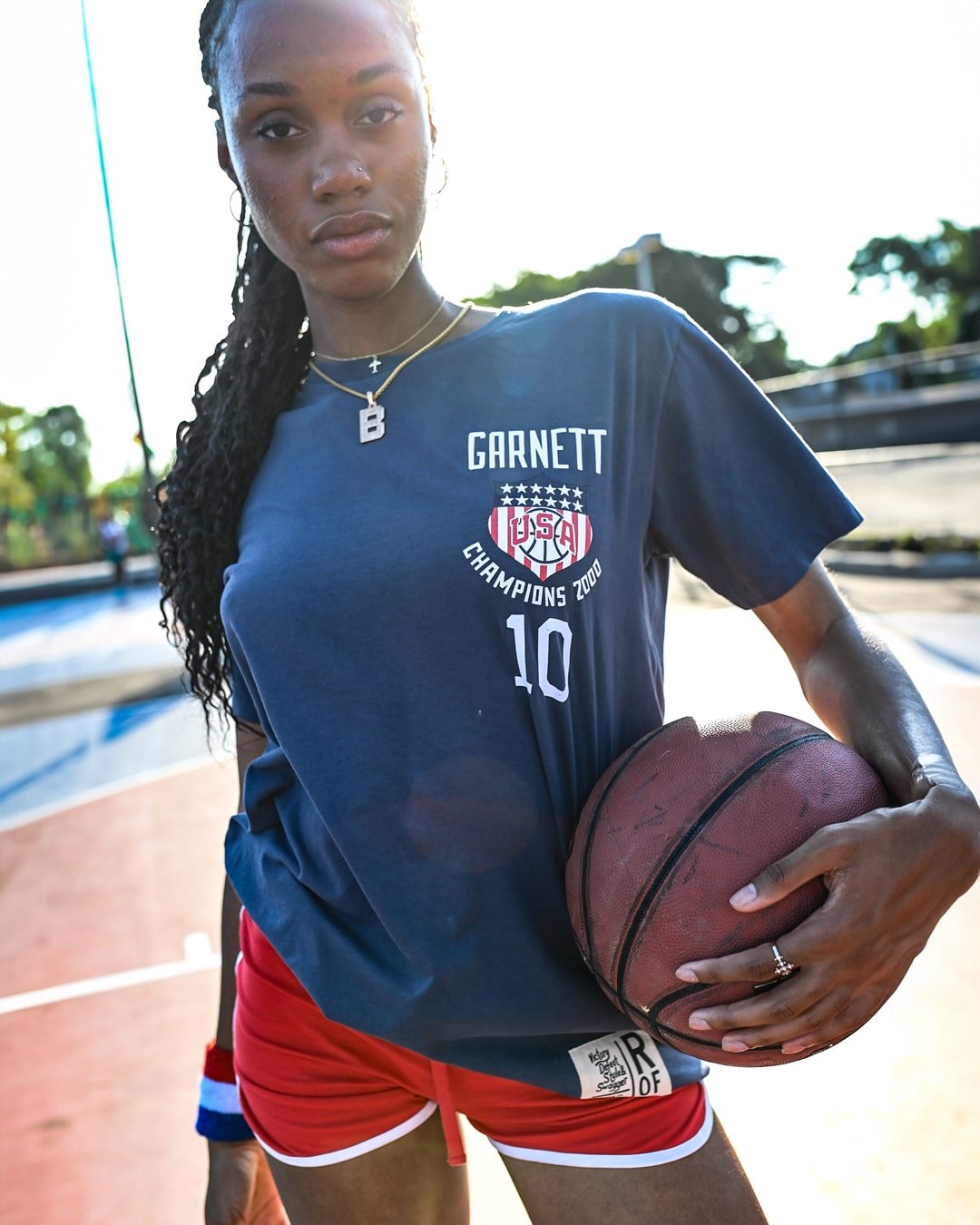 Kevin Garnett Games 2000 USA Navy Tee - Roots of Fight Canada