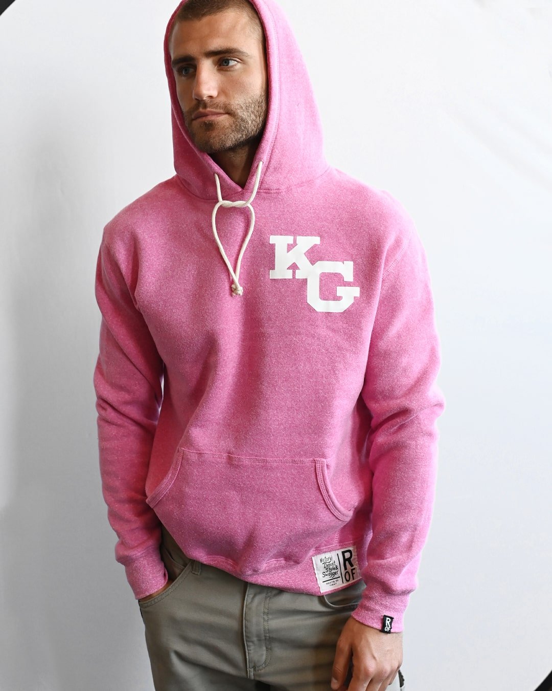 Kevin Garnett &#39;The Big Ticket&#39; Pink PO Hoody - Roots of Fight Canada