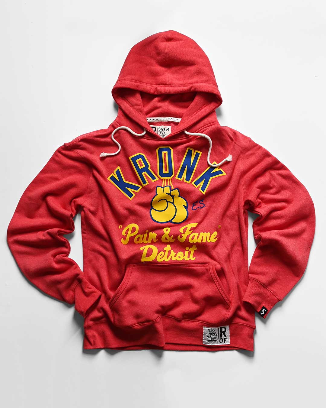 Kronk Pain &amp; Fame Red Hoody - Roots of Fight Canada