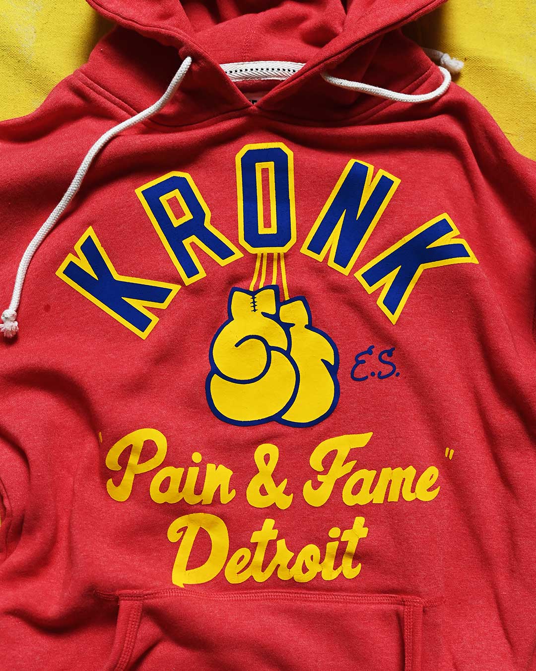 Kronk Pain &amp; Fame Red Hoody - Roots of Fight Canada