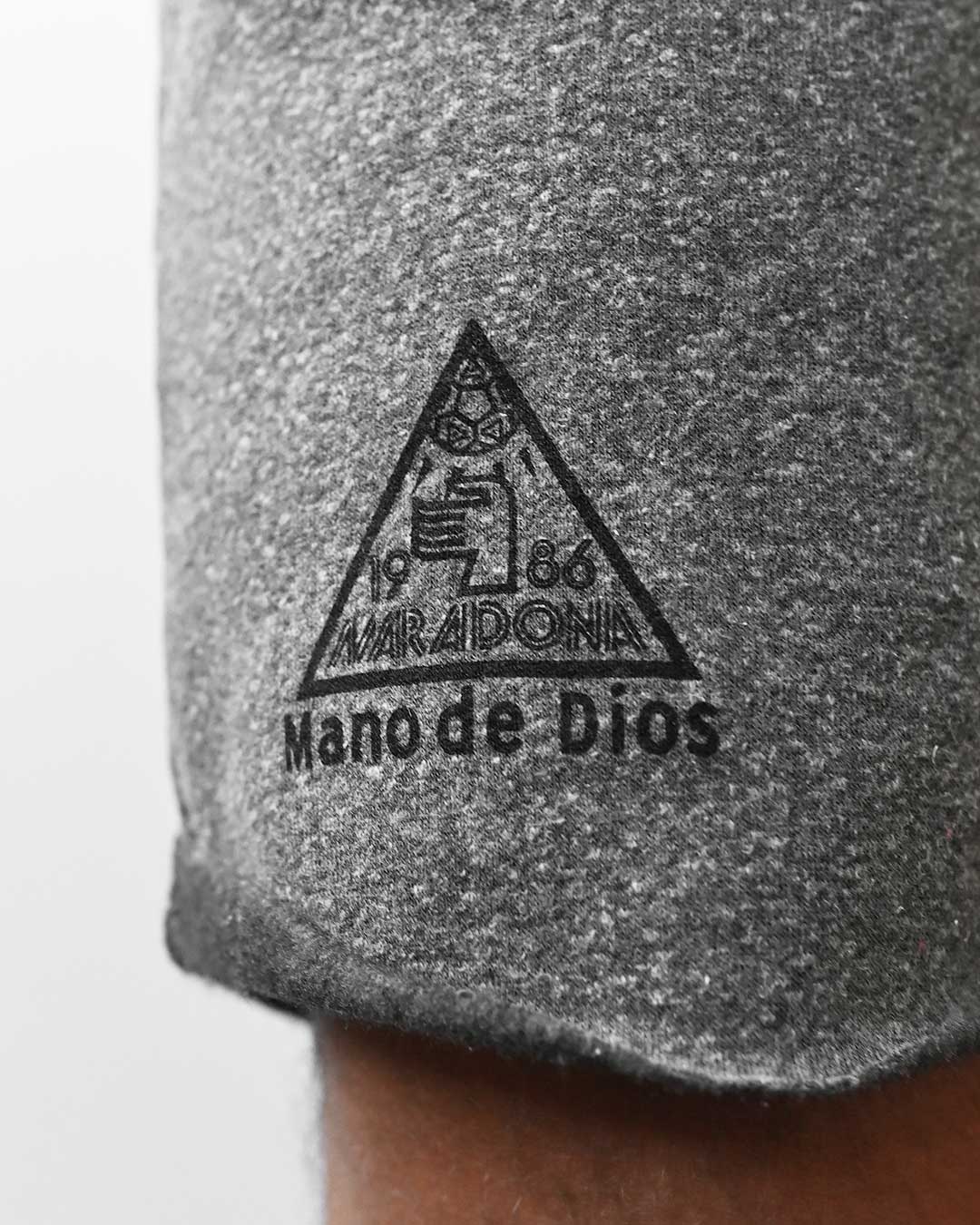 Maradona Mano De Dios Grey Shorts - Roots of Fight Canada