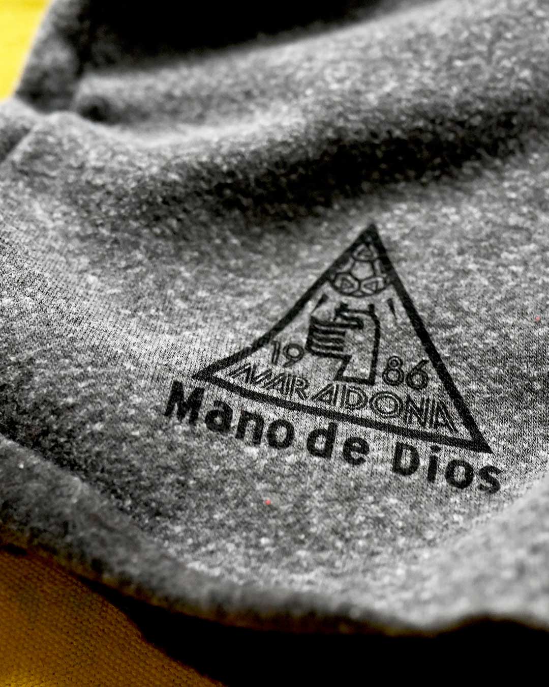 Maradona Mano De Dios Grey Shorts - Roots of Fight Canada