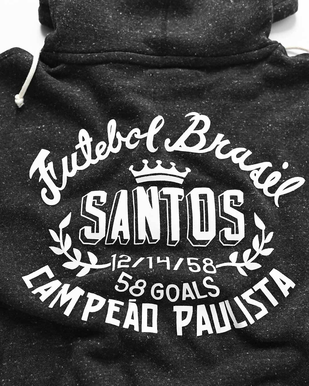 Pelé Santos Black PO Hoody - Roots of Fight Canada