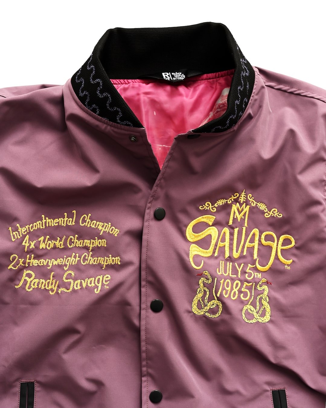 Randy Savage &#39;85 Champ Stadium Jacket - Roots of Fight Canada