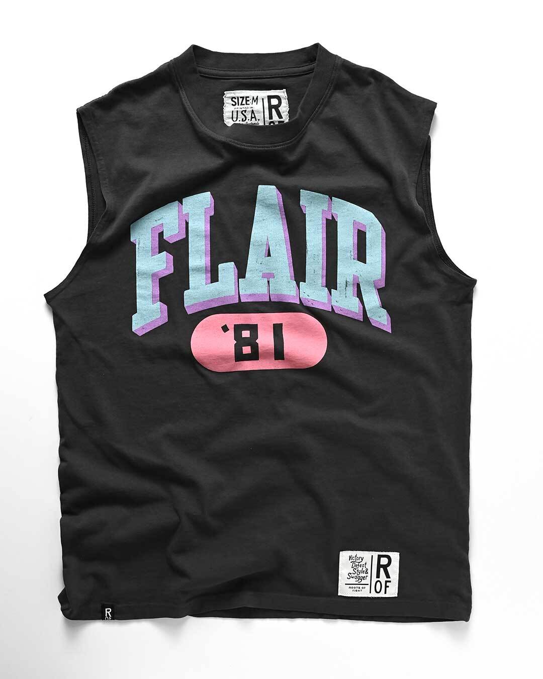 Ric Flair Retro Black Muscle Tee - Roots of Fight Canada