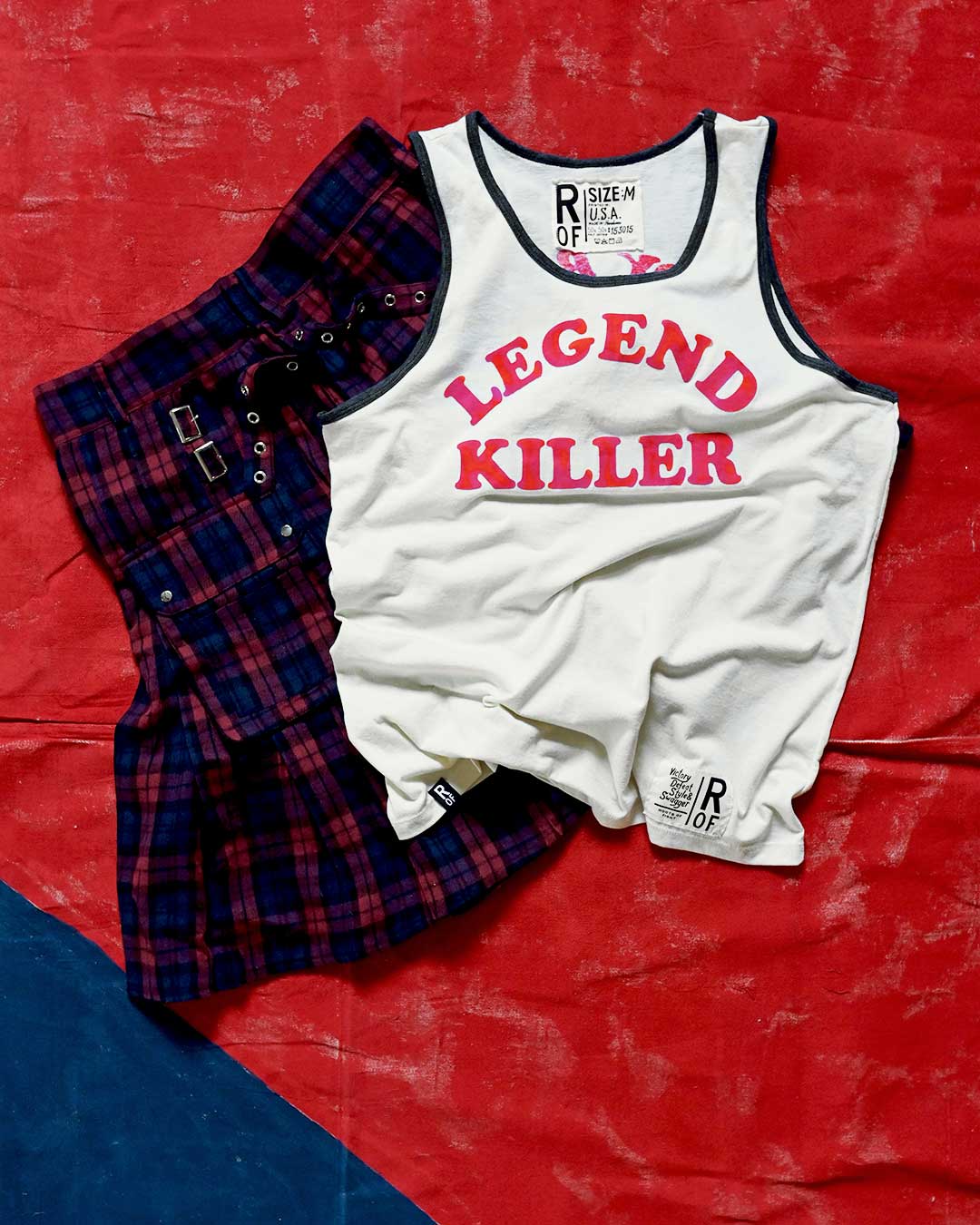 Rowdy Roddy Legend Killer White Tank - Roots of Fight Canada