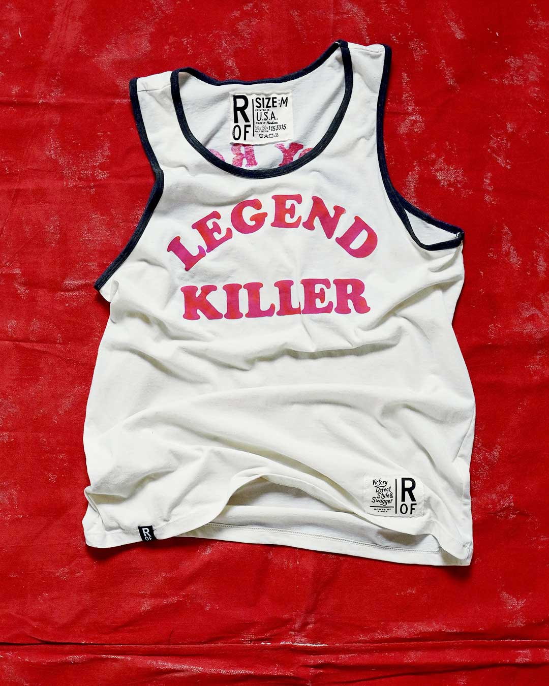 Rowdy Roddy Legend Killer White Tank - Roots of Fight Canada