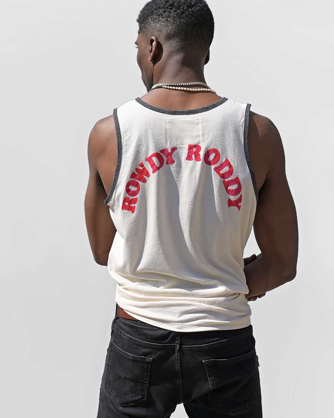 Rowdy Roddy Legend Killer White Tank - Roots of Fight Canada