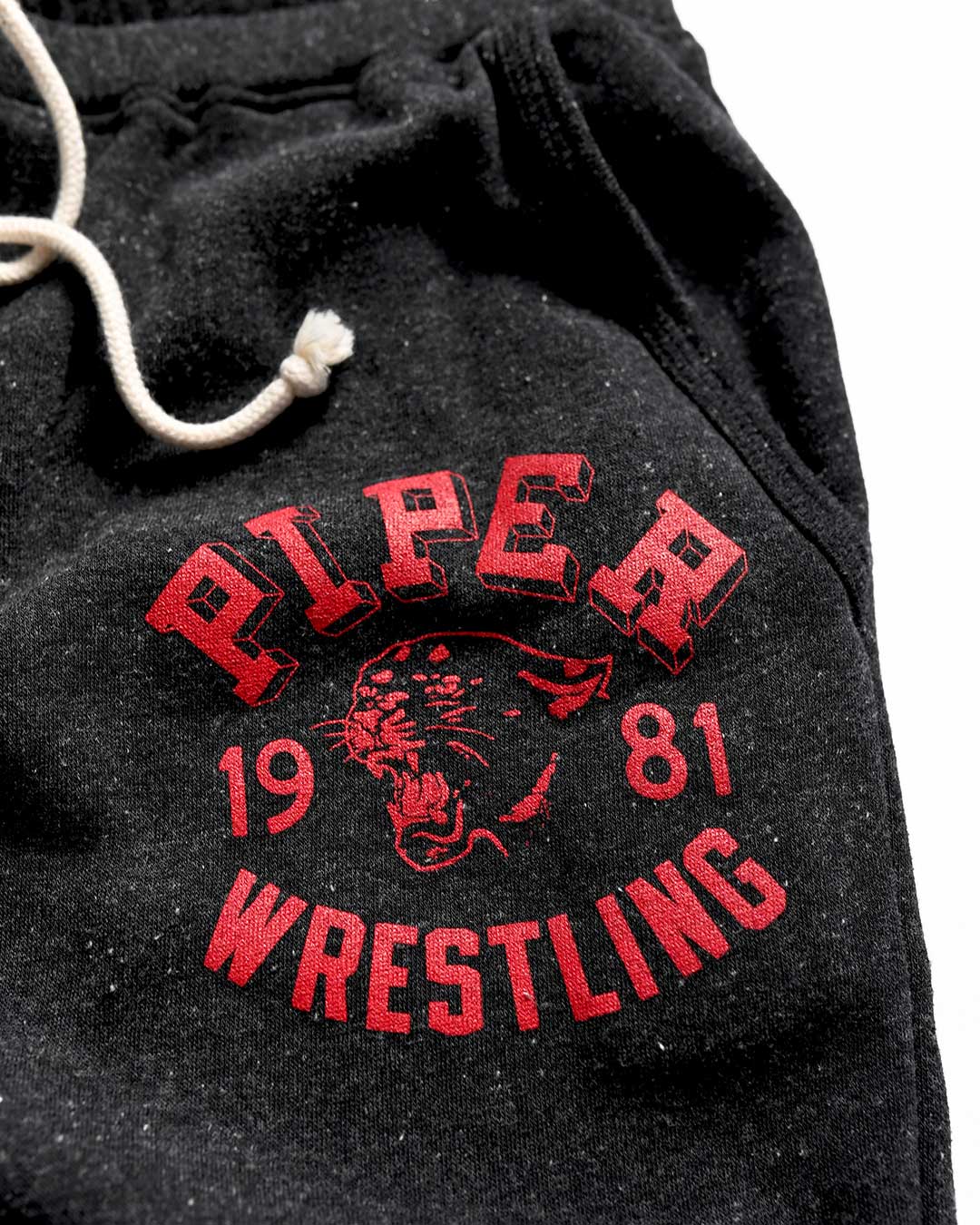 Rowdy Roddy Piper 1981 Black Sweatpants - Roots of Fight Canada