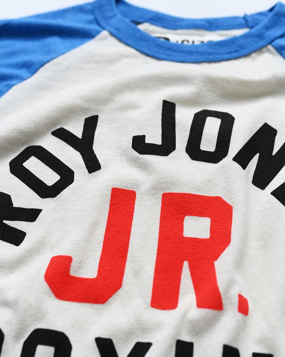 Roy Jones Jr. Boxing Blue Raglan - Roots of Fight Canada