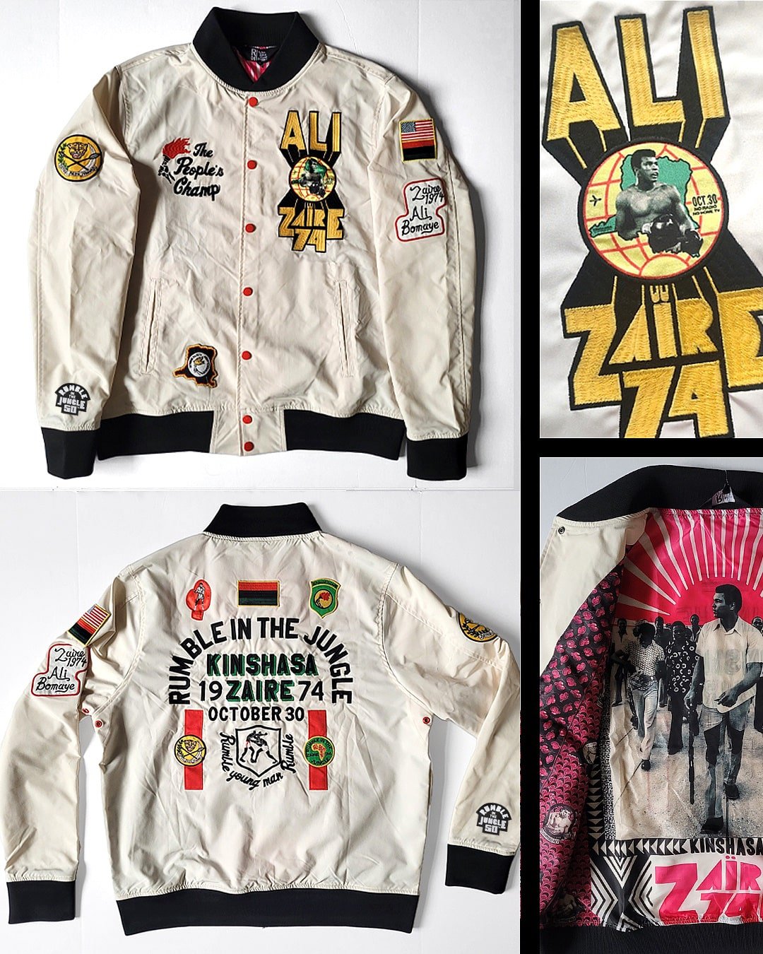 Rumble In The Jungle &#39;74 Stadium Jacket - Roots of Fight Canada