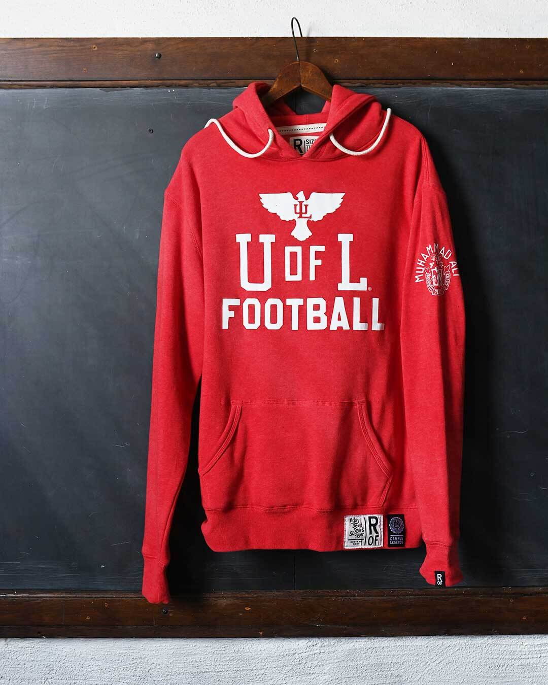 UofL - Ali Football Red PO Hoody - Roots of Fight Canada