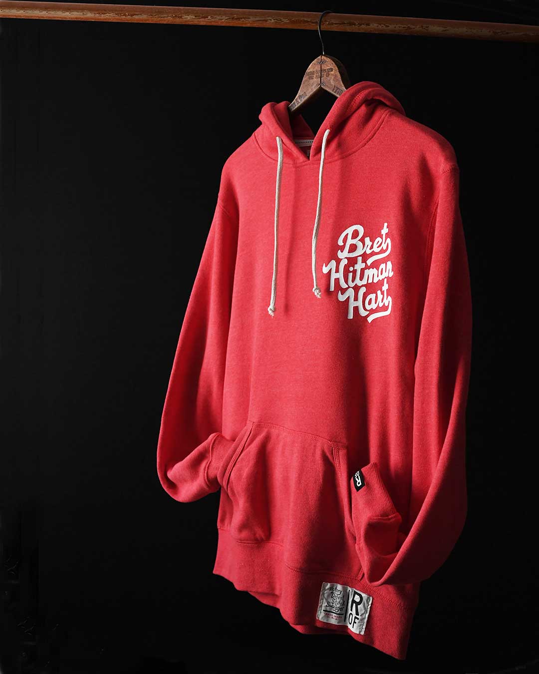 Bret Hart Hitman Red PO Hoody - Roots of Fight International