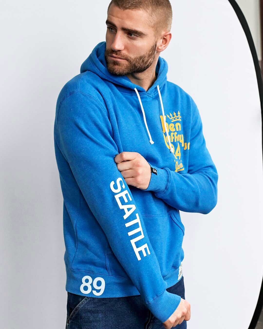 Ken Griffey Junior Blue PO Hoody - Roots of Fight Canada