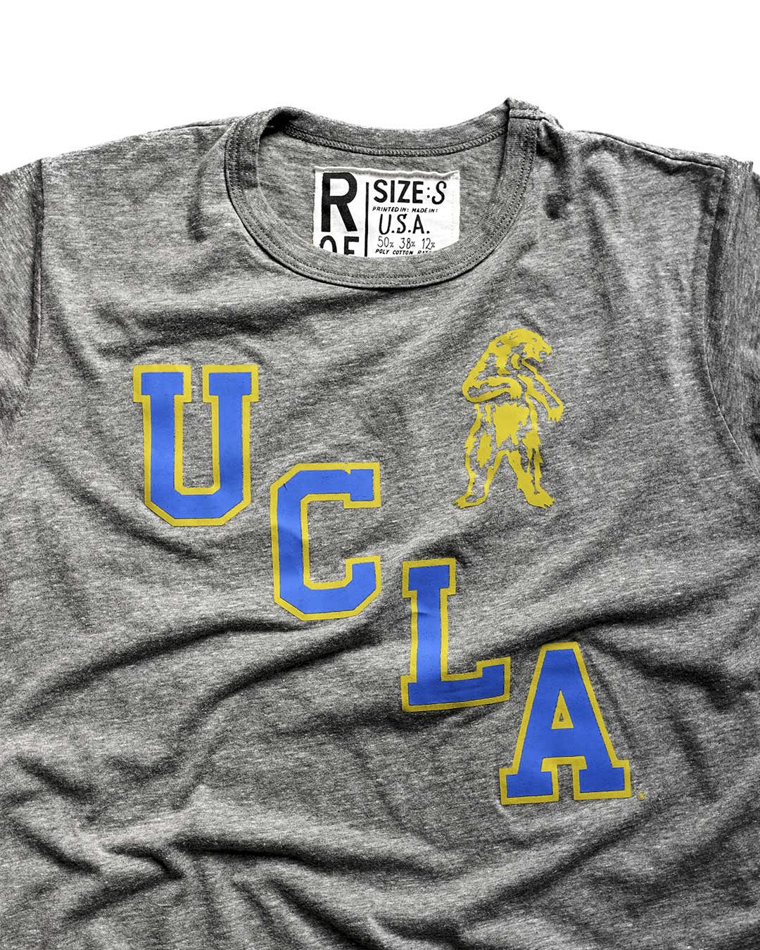 UCLA - Jackie Robinson Baseball Grey Tee - Roots of Fight Canada